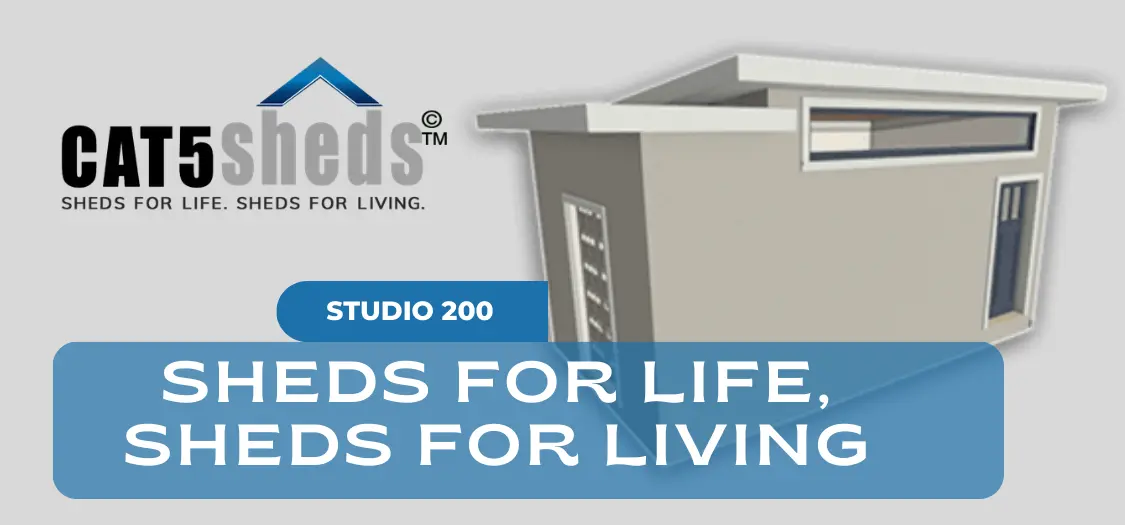 sheds for life sheds for living studio 200